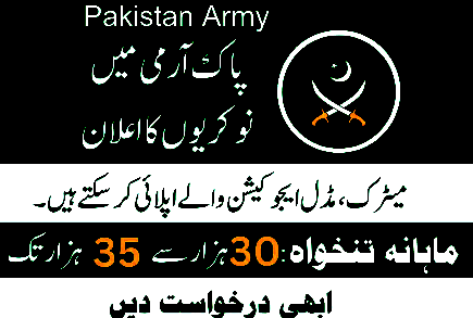 Pak Army Jobs